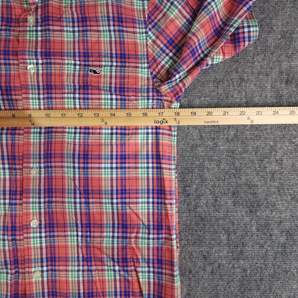 Vineyard Vines Shirt XS Slim Fit Tucker Long Sleeve Button Down Multicolor Plaid - Picture 6 of 9